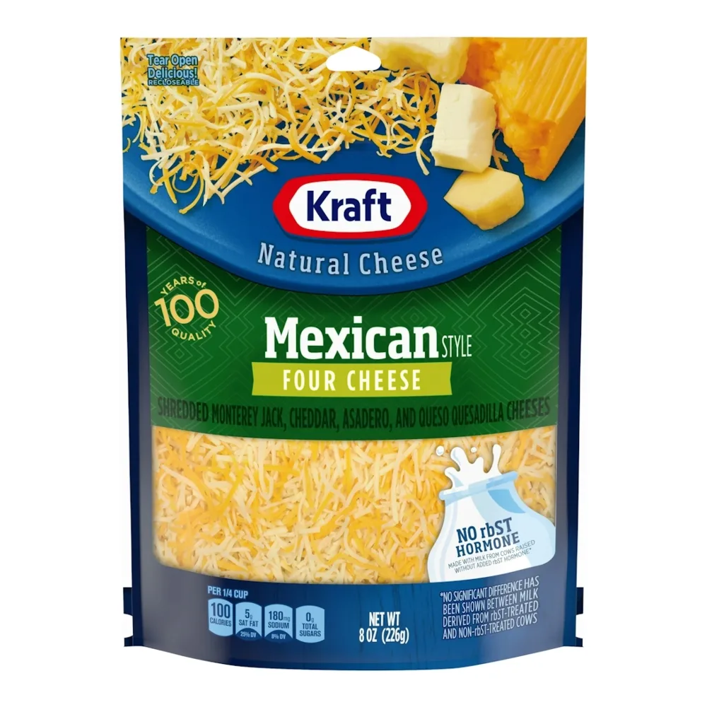 021000054961 KRAFT SHRED FINE 4 CHS MEXICAN 8Z - Image 1
