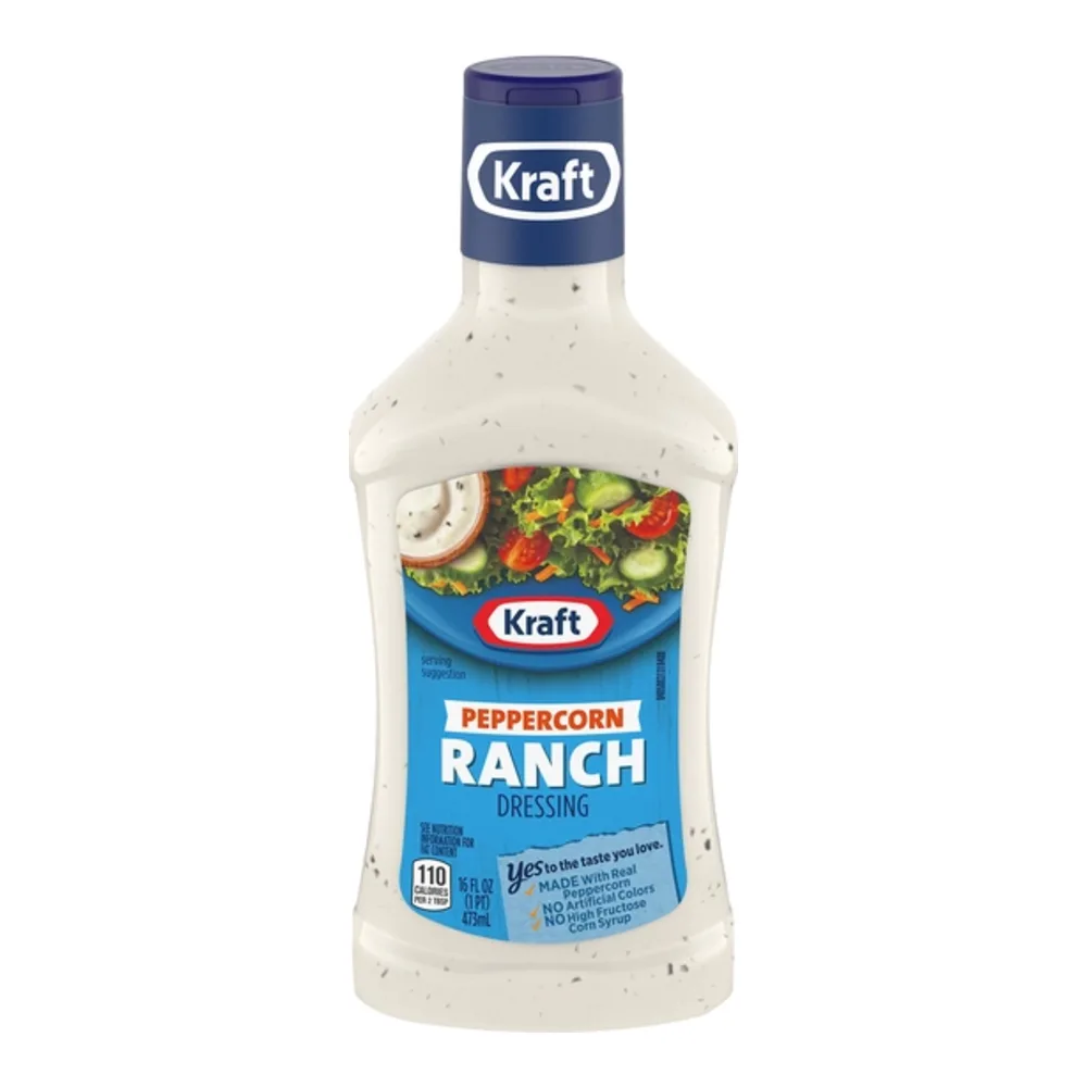 021000646050 KRAFT PEPPERCORN RANCH DRESSING 16Z - Image 1
