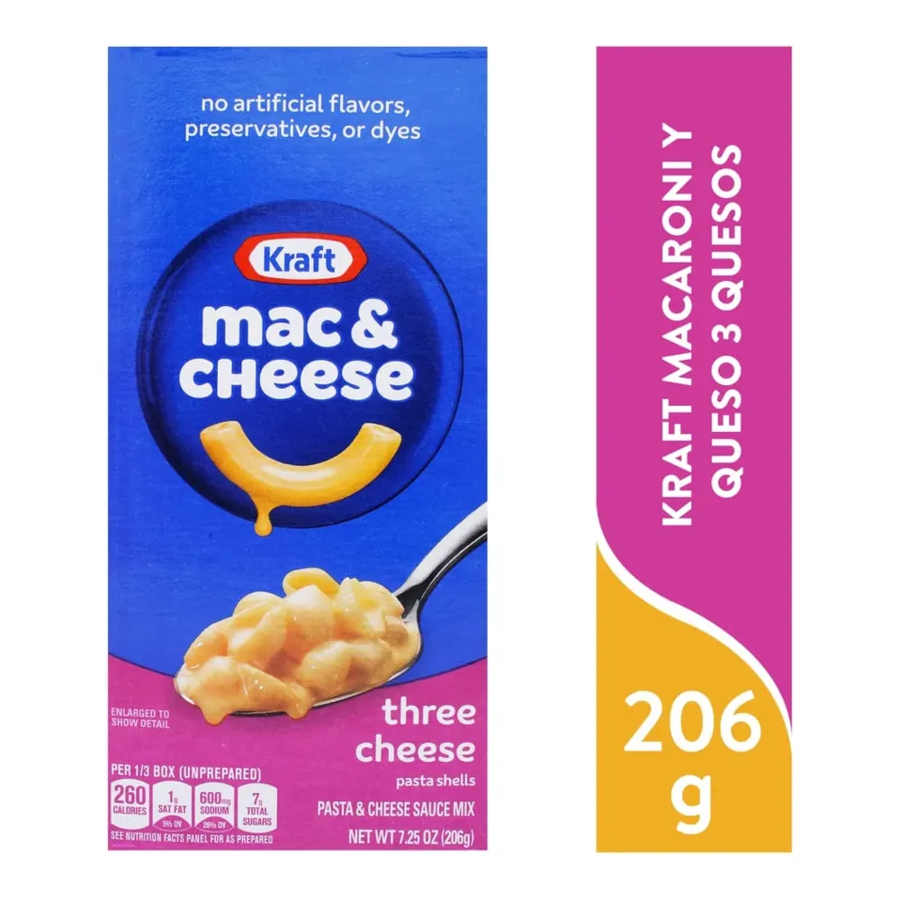 021000653218 KRAFT MAC & CHEESE 3 CHZ 7.25Z - Image 1