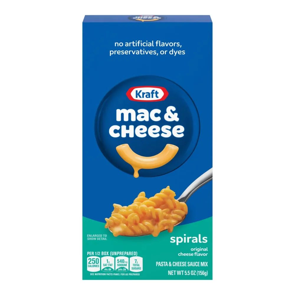 021000658978 KRAFT MAC & CHEESE DNR SPIRAL 5Z - Image 1