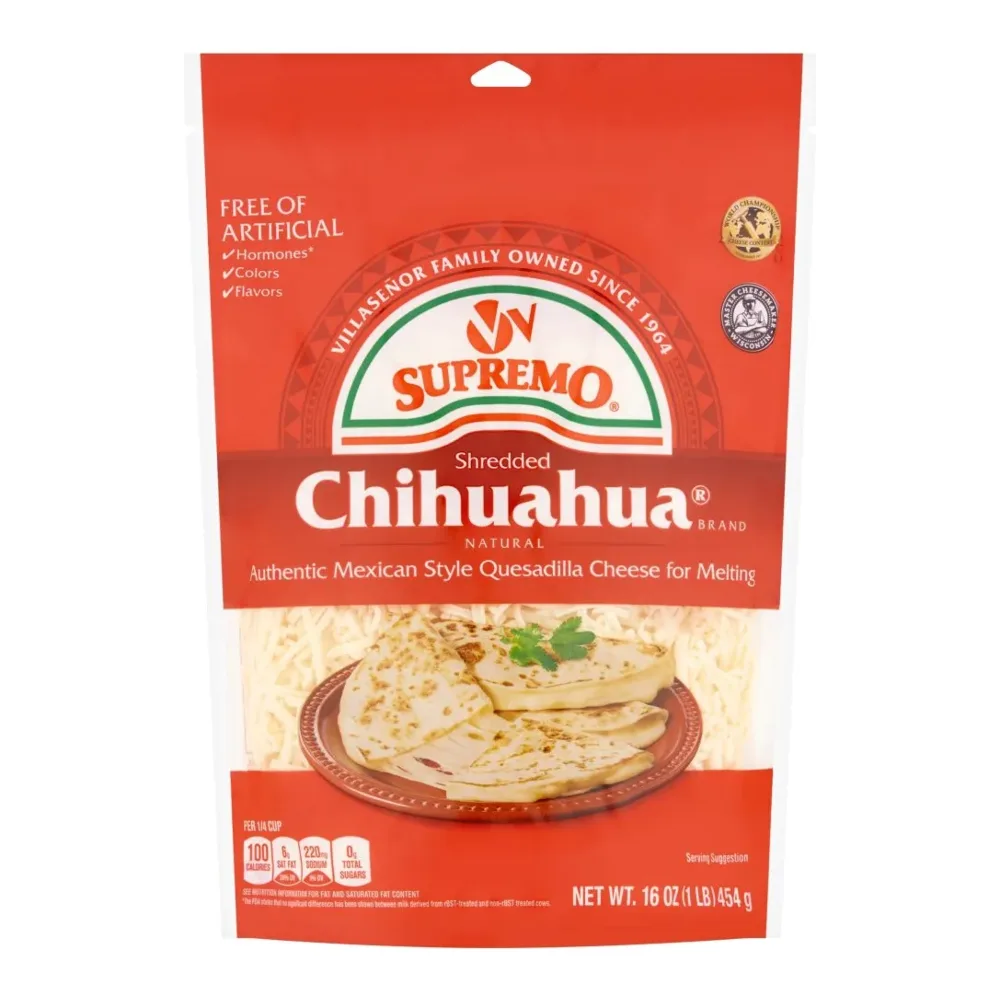 021724602899 V&V QUESO CHIHUAHUA RALLADO 1LB - Image 1