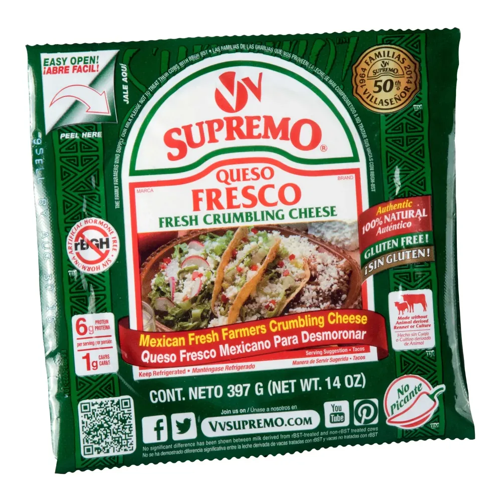 021724603049 V&V QUESO FRESCO MEXICANO 14Z - Image 1
