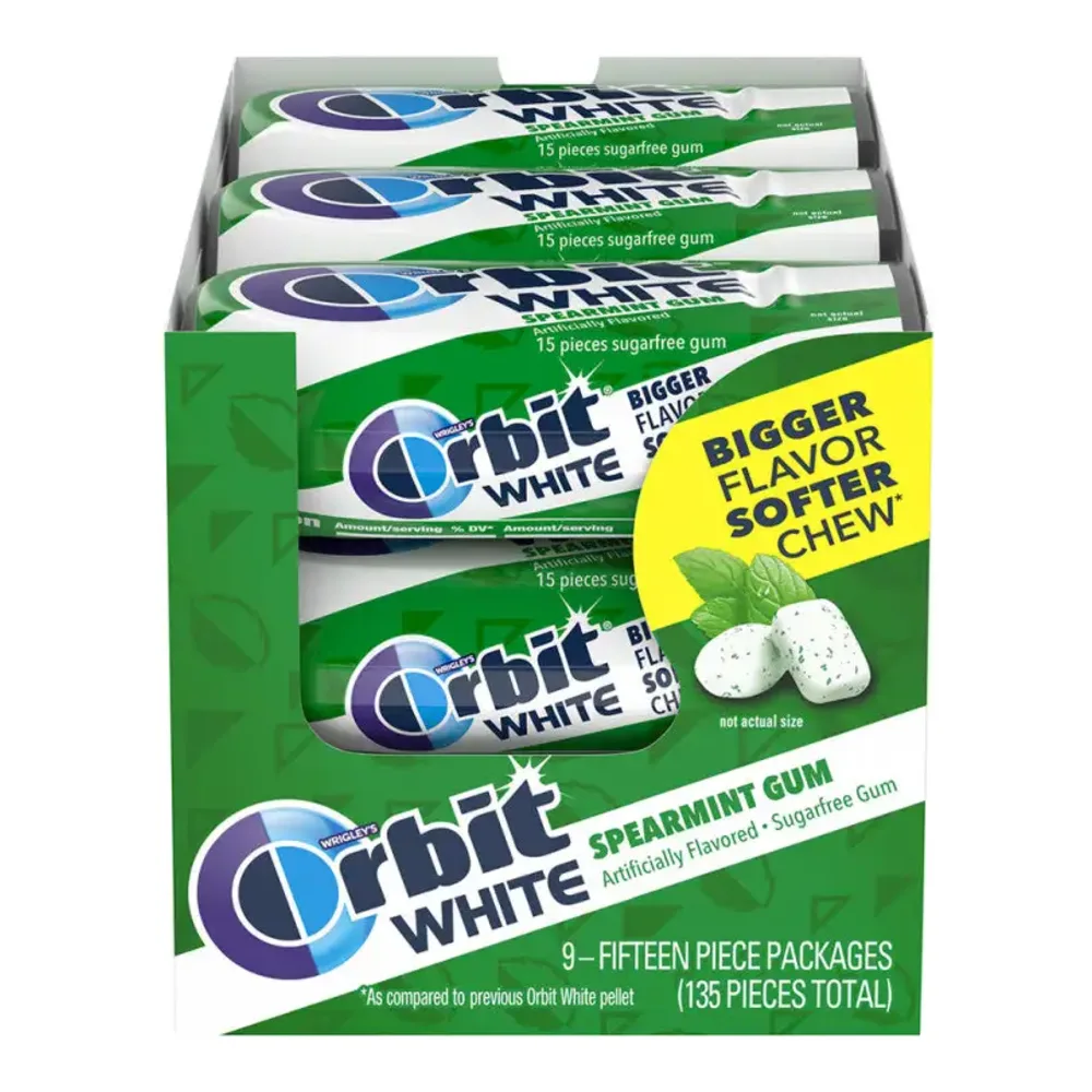022000000941 ORBIT GUM SPEARMINT 15CT - Image 1