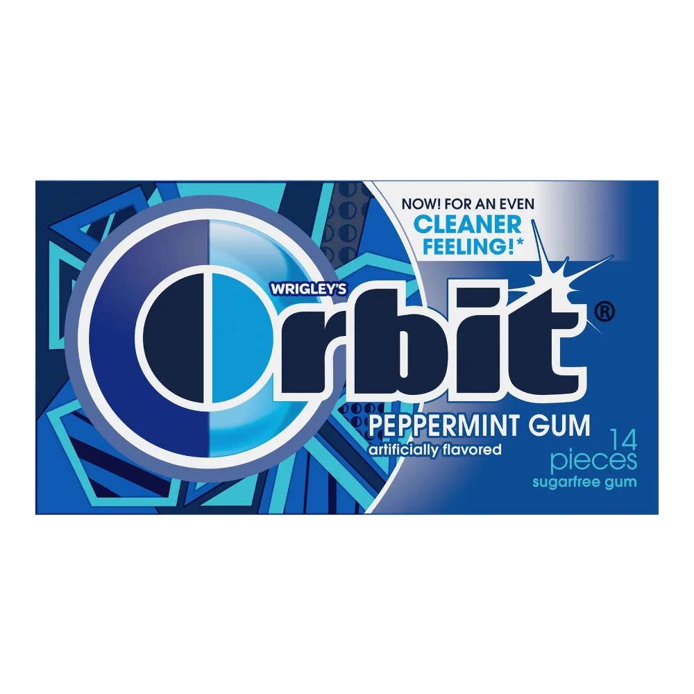 022000004864 ORBIT PEPPERMINT GUM 15CT - Image 1