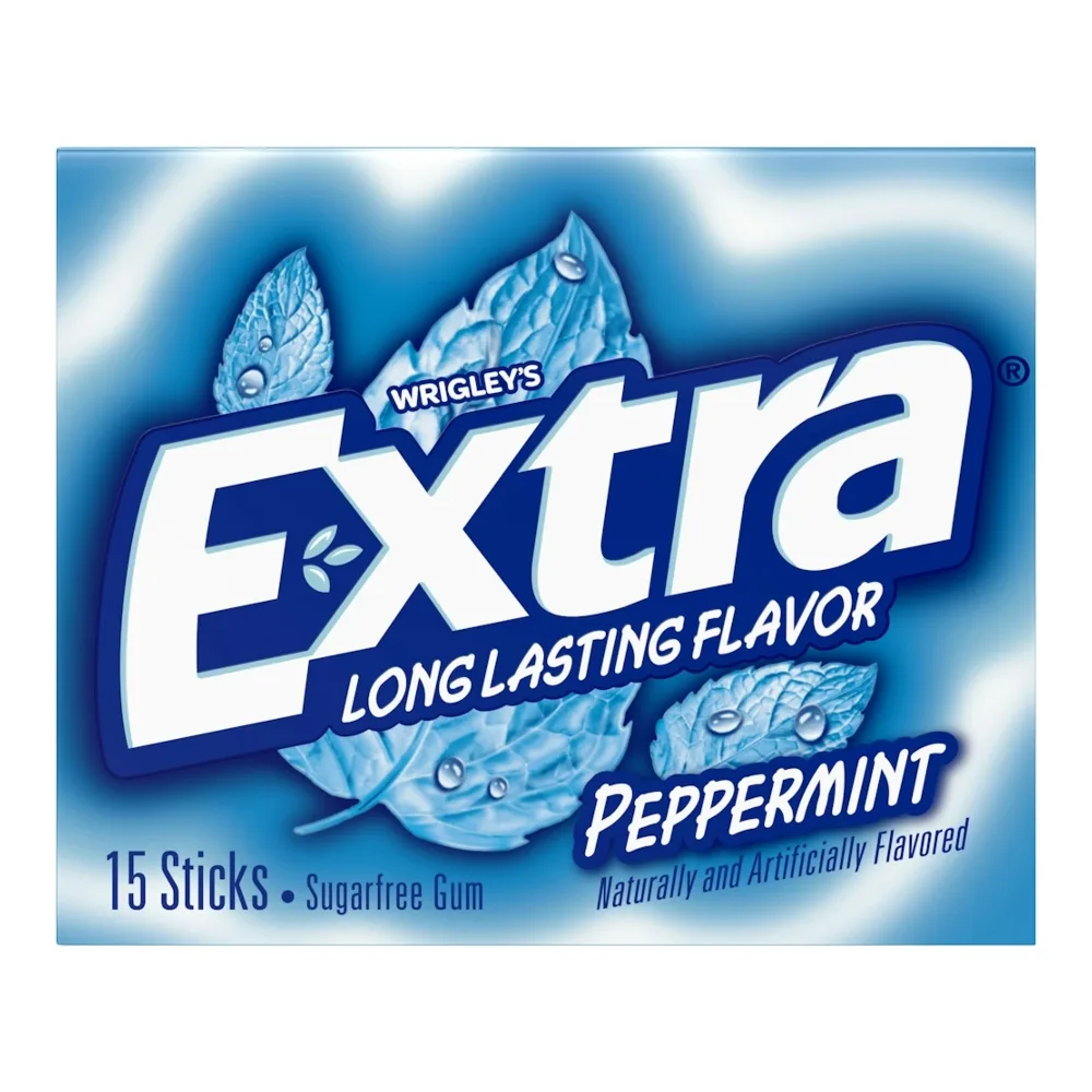 022000008916 WRIG EXTRA PEPPEMINT GUM 15CT - Image 1