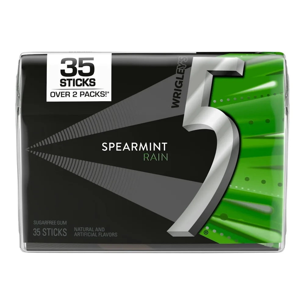 022000017901 WRIG 5 RAIN GUM 35CT - Image 1