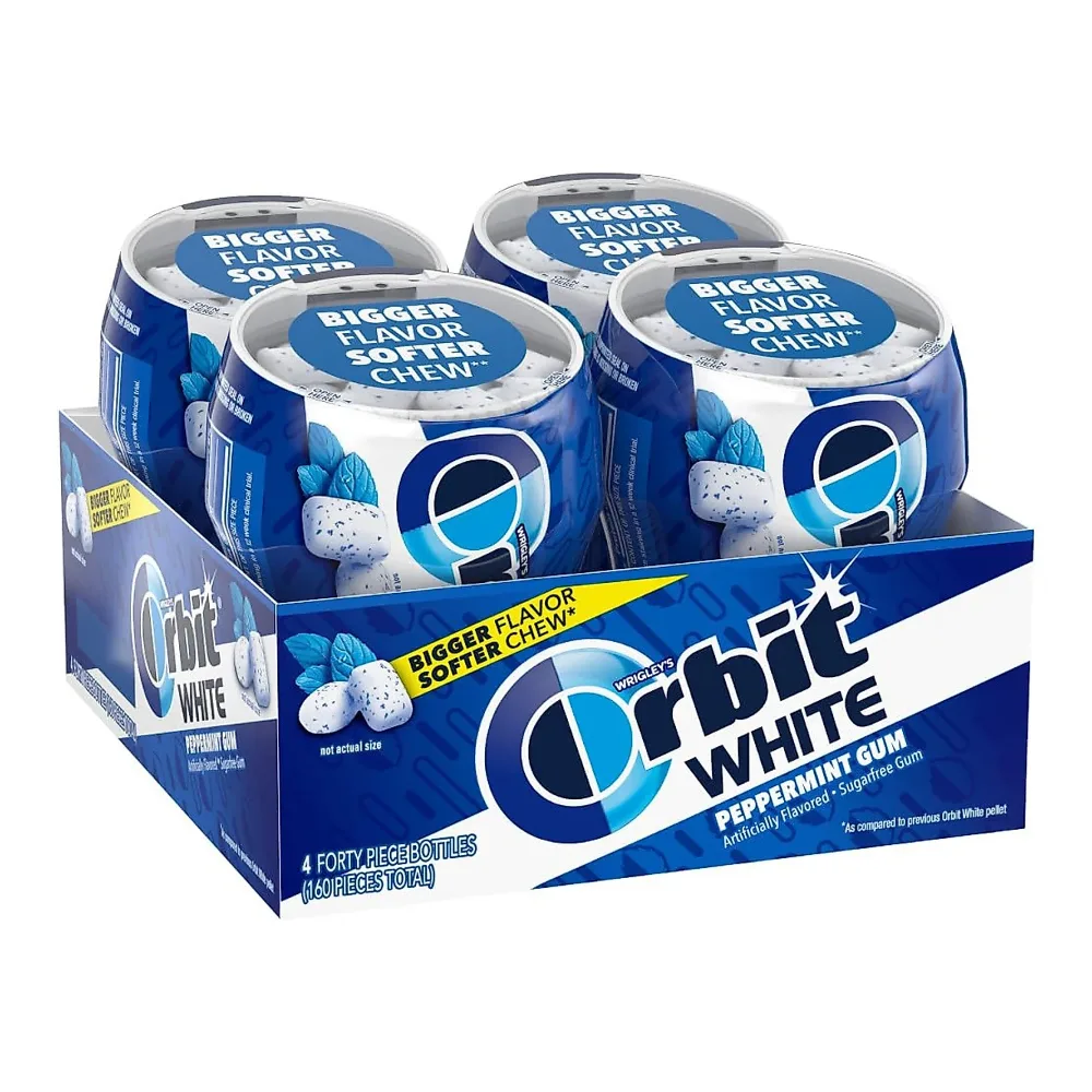 022000135087 ORBIT GUM WHT PEPPERMINT 4PK - Image 1