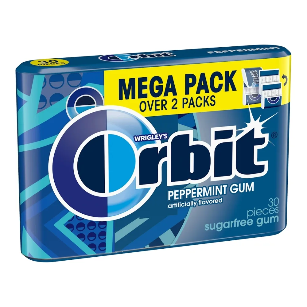 022000283818 ORBIT GUM PEPPERMINT GUM 2PK - Image 1