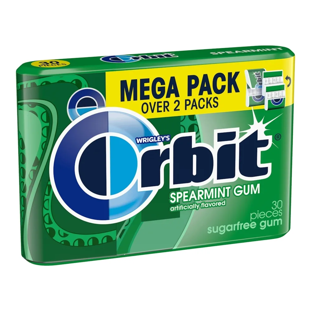 022000283863 ORBIT GUM SPEARMINT GUM 30 CT - Image 1