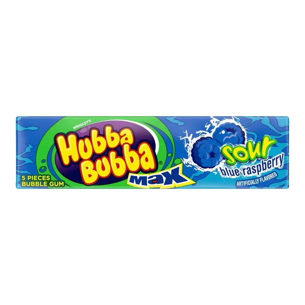 022000290090 HUBBA BUBBA BLUE RASPBERRY 5PK - Image 1