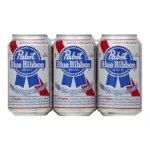 PABST BLUE RIBBON PBR CANS 12Z/6PK