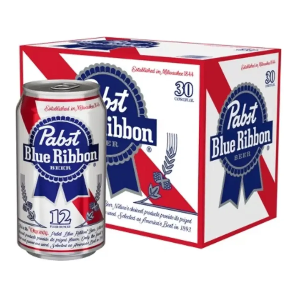 022100112193 PABST BLUE RIBBON PBR 12Z/30PK ***** - Image 1