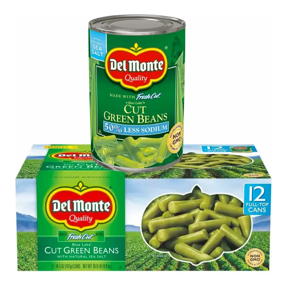 024000162865 DEL MONTE CUT GRN BEANS 14Z - Image 1