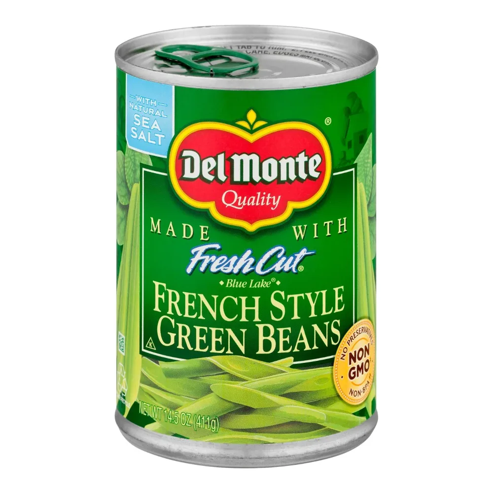 024000162896 DEL MONTE FR.STL.GRN BEANS 14Z - Image 1