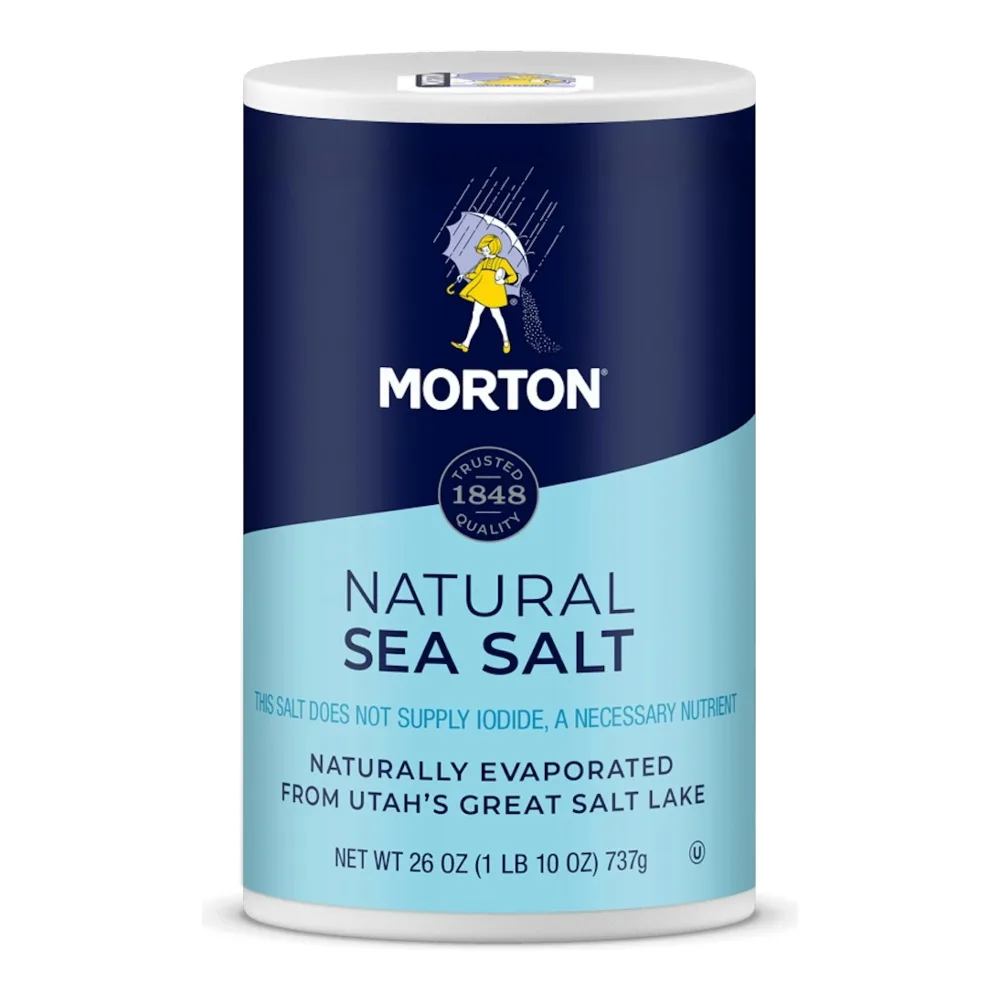 024600010856 MORTON NATURAL SEA SALT 26Z - Image 1