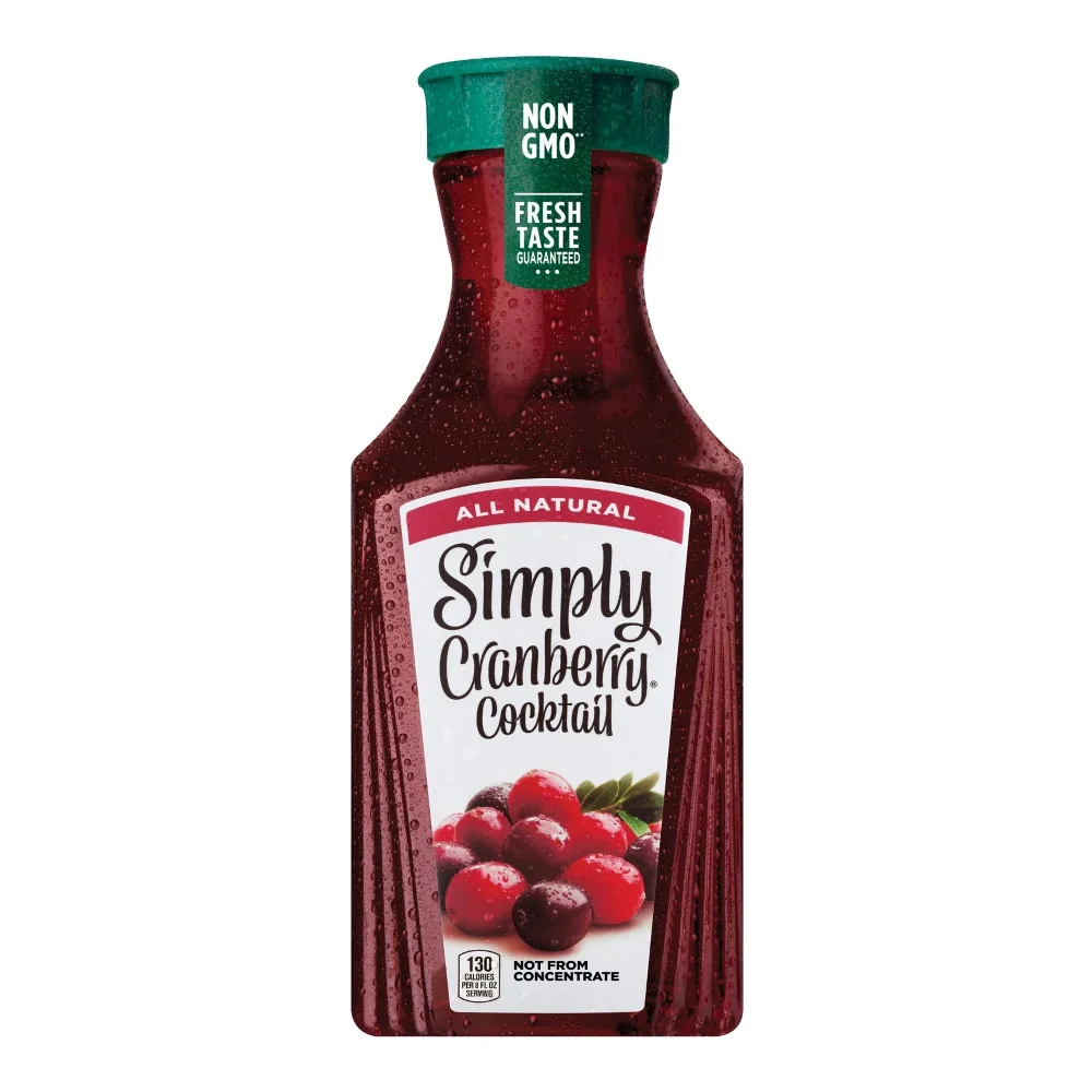 025000040542 SIMPLY CRANBERRY COCKTAIL 52Z - Image 1