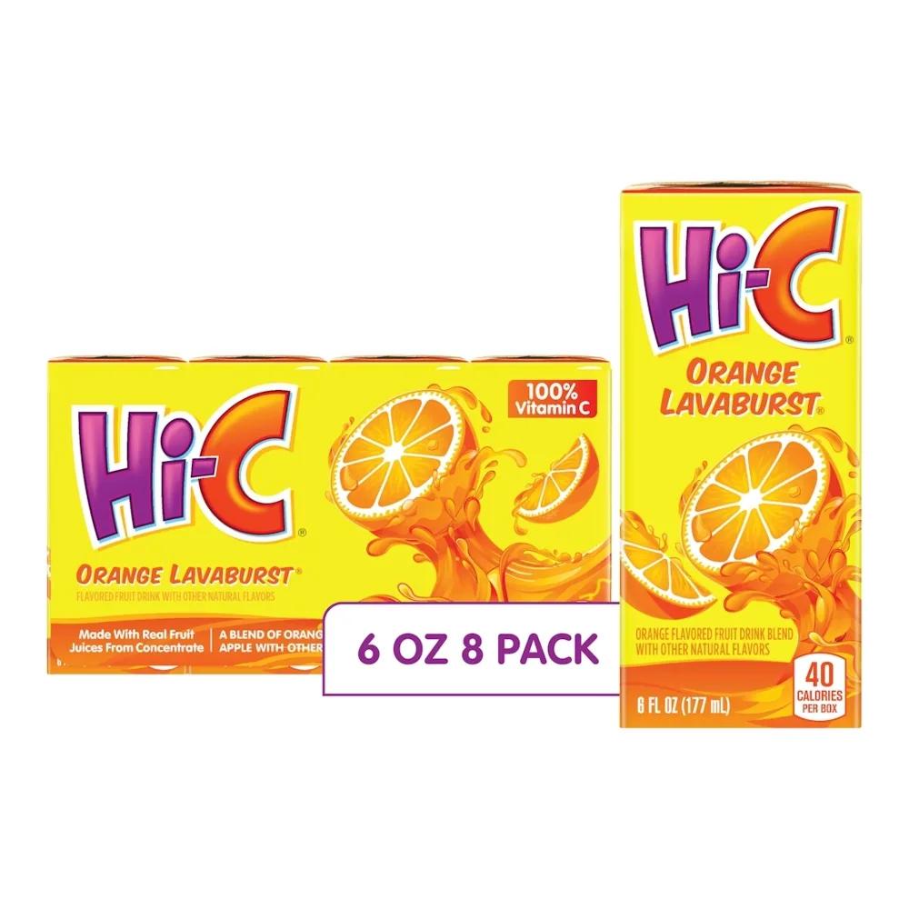 025000101342 HI-C ORANGE LAVABURST BOX 8PK - Image 1
