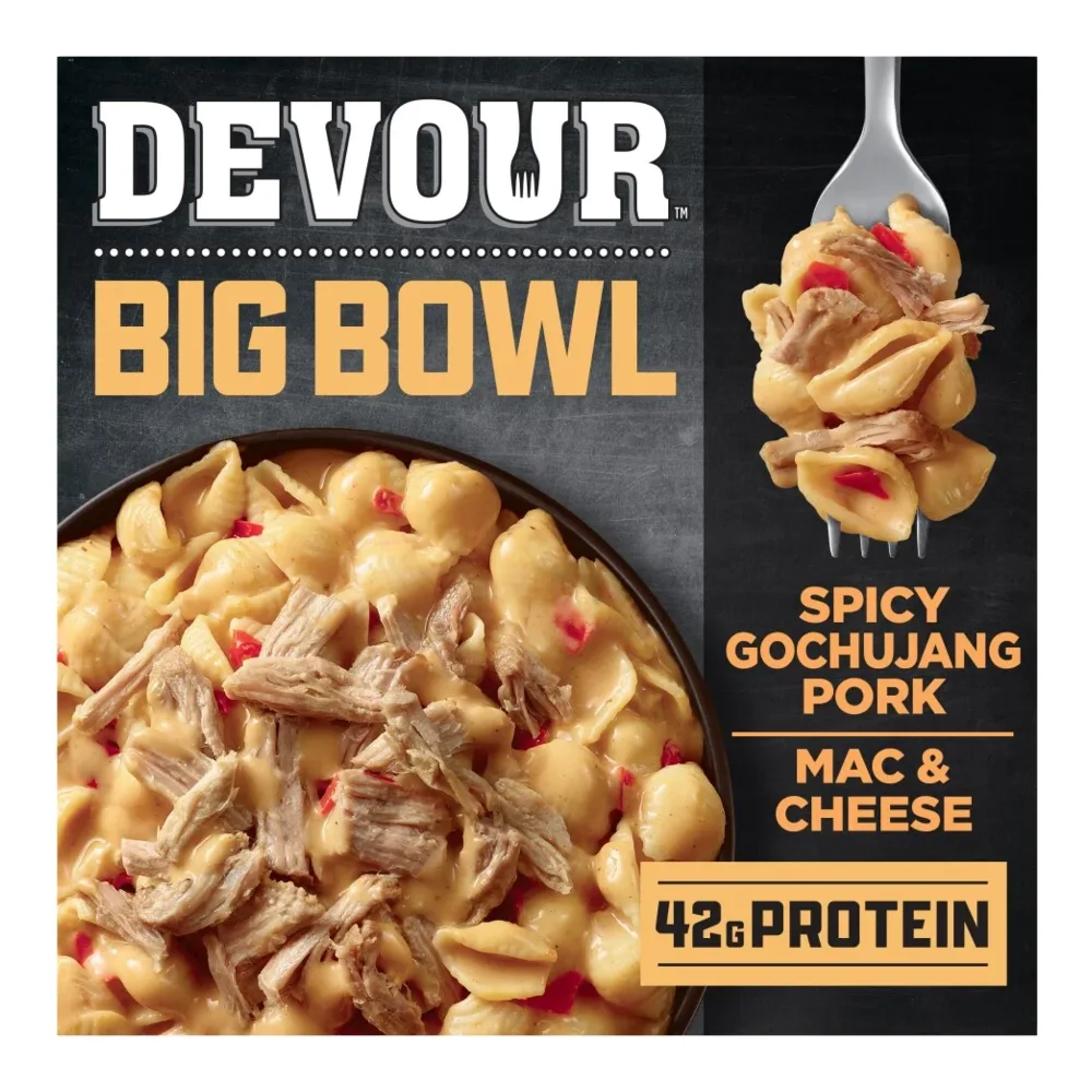 025155000835 DEVOUR CHG PORK MAC BOWL 14Z - Image 1