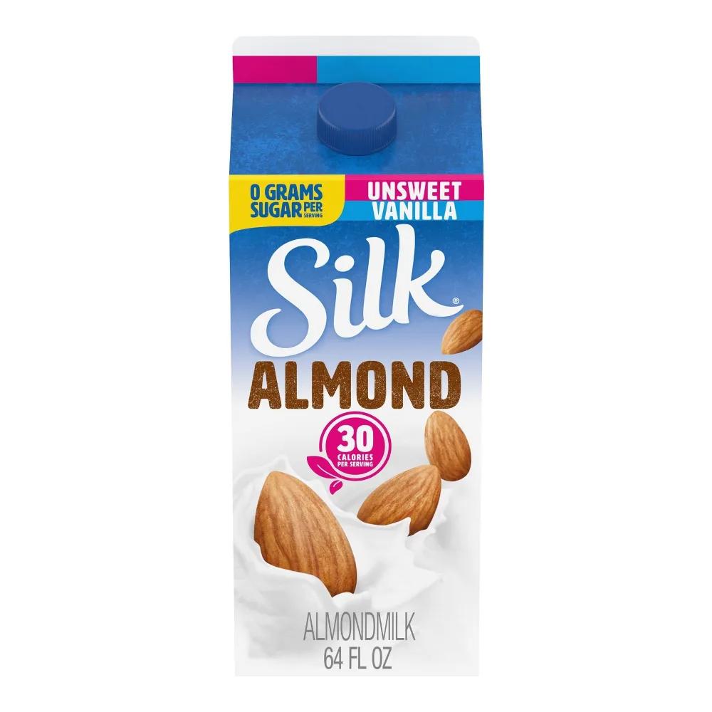 025293001367 SILK ALMOND MILK - UNSWT 64Z - Image 1