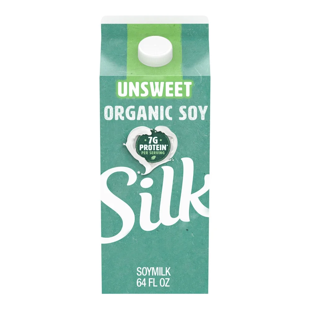 025293600232 SILK SOYMILK - ORGANIC UNSWEET 64Z - Image 1