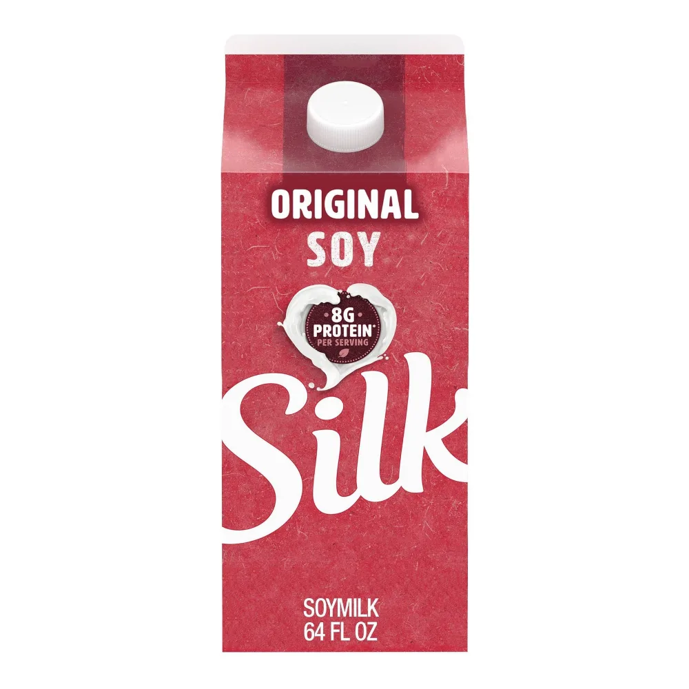025293600393 SILK SOYMILK - PLAIN PROTEIN 64Z - Image 1