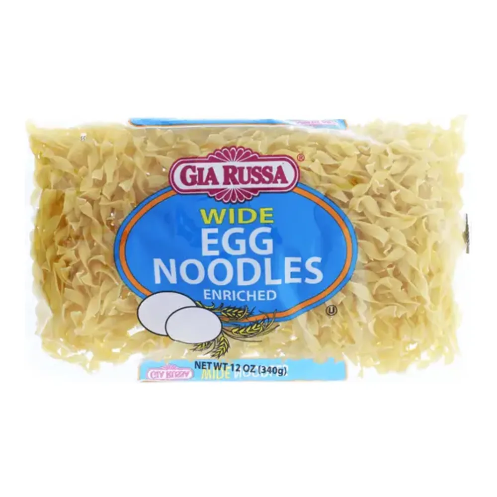 026825009516 GIA RUSSA WIDE EGG NOODLES 12Z - Image 1