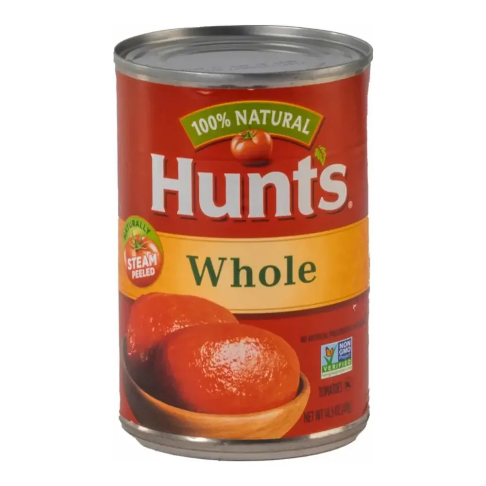 027000380109 HUNTS WHOLE PLUM TOMATOES 14.5Z - Image 1