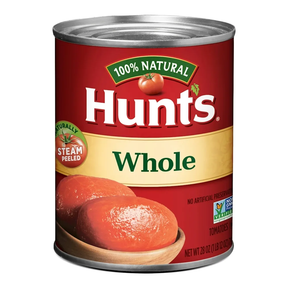 027000380116 HUNTS WHOLE PEELED TOMATOES 28Z - Image 1