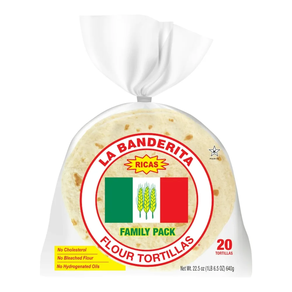 027331000325 LA BANDERITA FLOUR TORTILLAS 20CT - Image 1