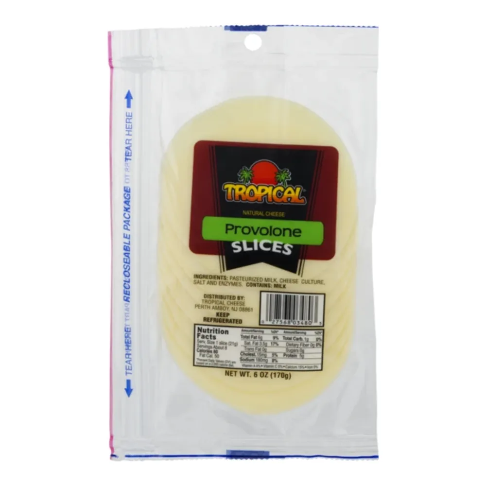 027568034803 TROPICAL PROVOLONE SLICE 6Z - Image 1