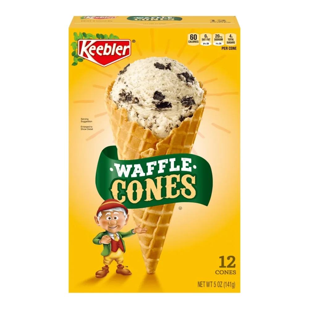 027800072488 KEEBLER WAFFLE CONE 12CT - Image 1