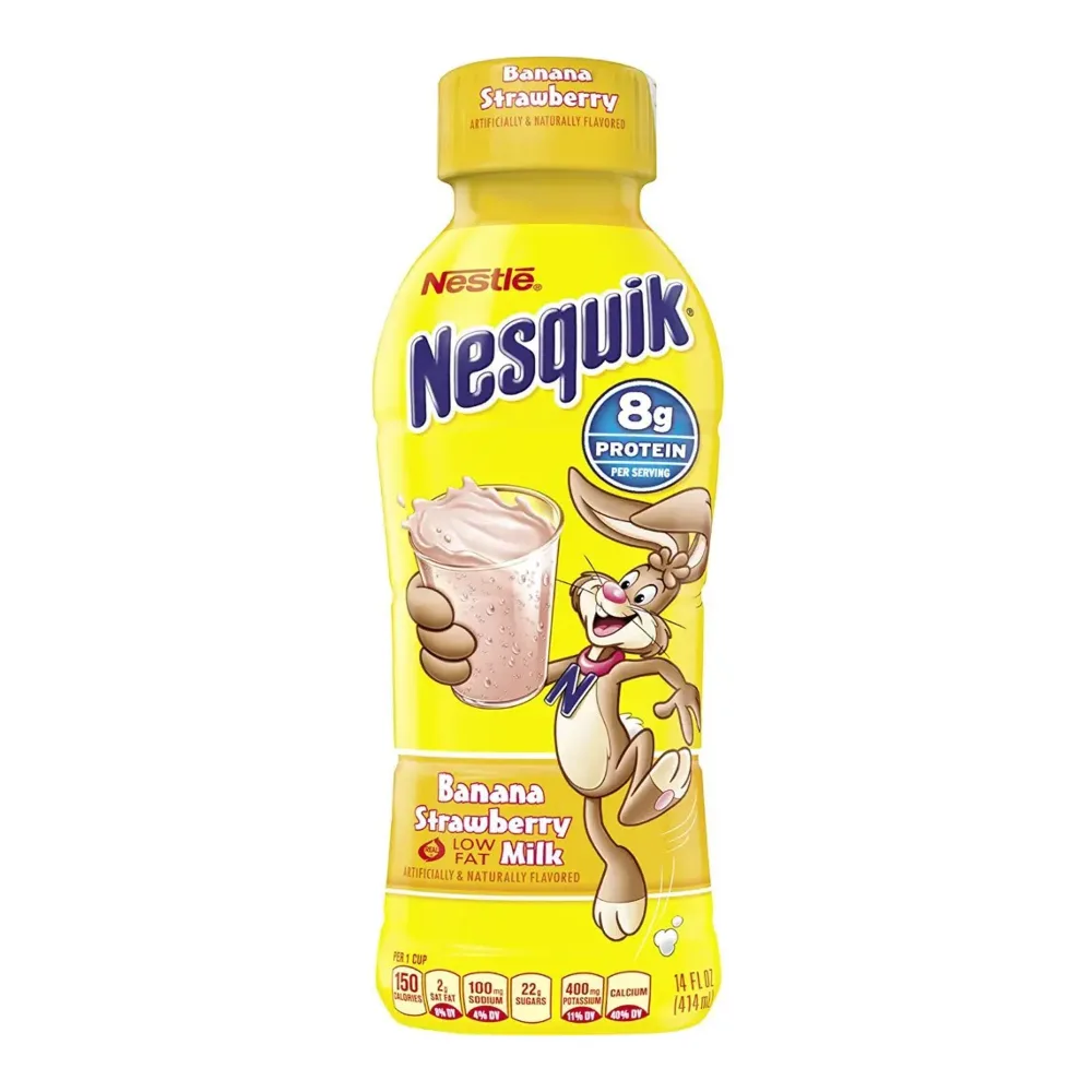 028000895044 NESTLE NESQUIK DRINK STRAW/BANANA 14Z - Image 1