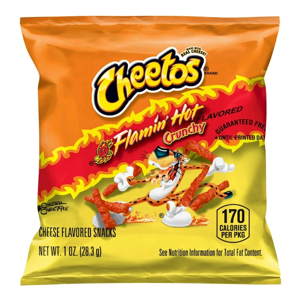 028400040129 CHEETOS FLAMIN HOT CRUNCHY 1Z - Image 1
