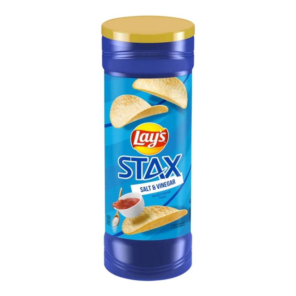028400055147 LAYS STAX SALT & VINEGAR 5Z - Image 1