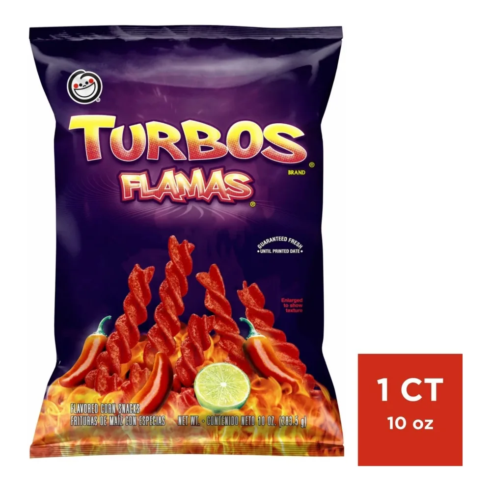 028400321907 SABRITAS TURBOS FLAMAS 10Z - Image 1