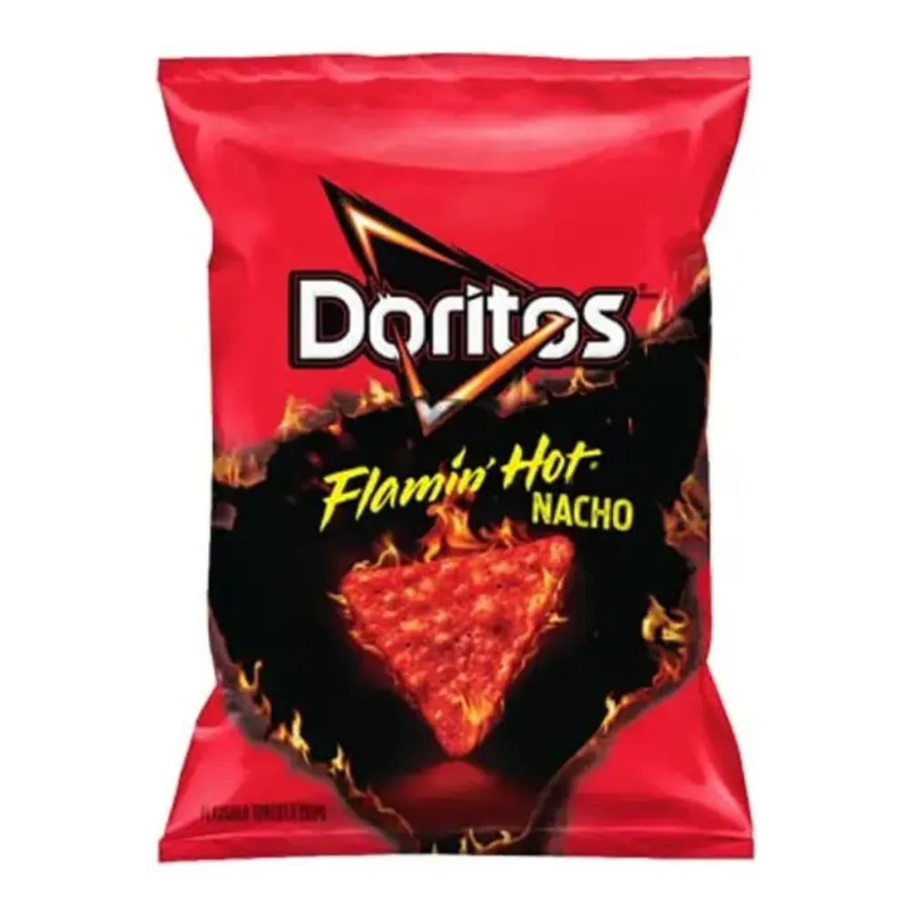 028400516440 DORITOS FLAMIN HOT NACHO 10Z - Image 1