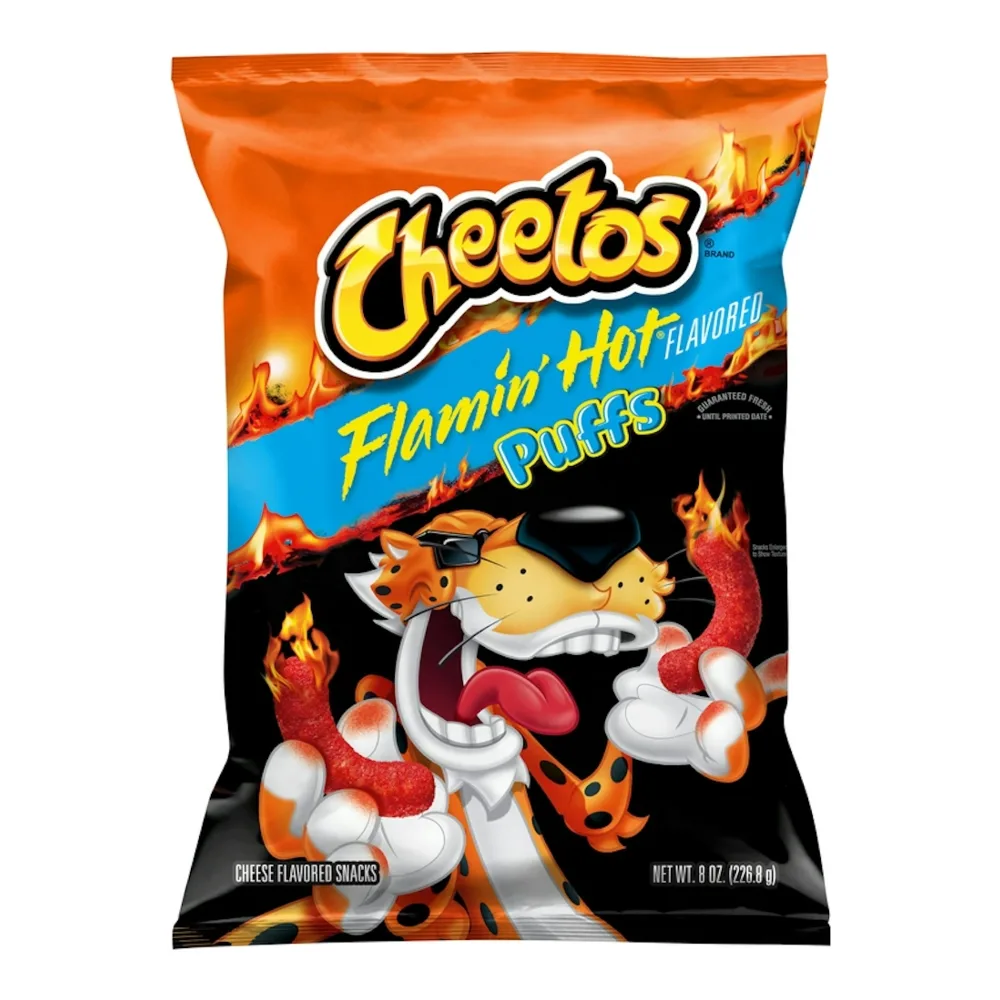 028400596695 CHEETOS XTRA FLAMIN HOT 8Z - Image 1