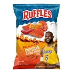 RUFFLES FLAMIN HOT CHEDDAR/SOUR CRM 8Z