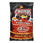 CHESTERS PUFFCORN FLAMIN HOT 4Z