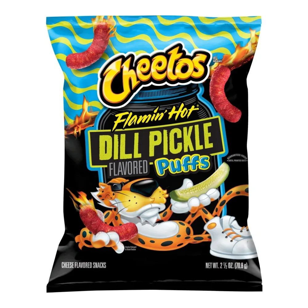 028400790574 CHEETOS FLAMIN`HOT DILL PICLKLE 2.1/2 OZ - Image 1