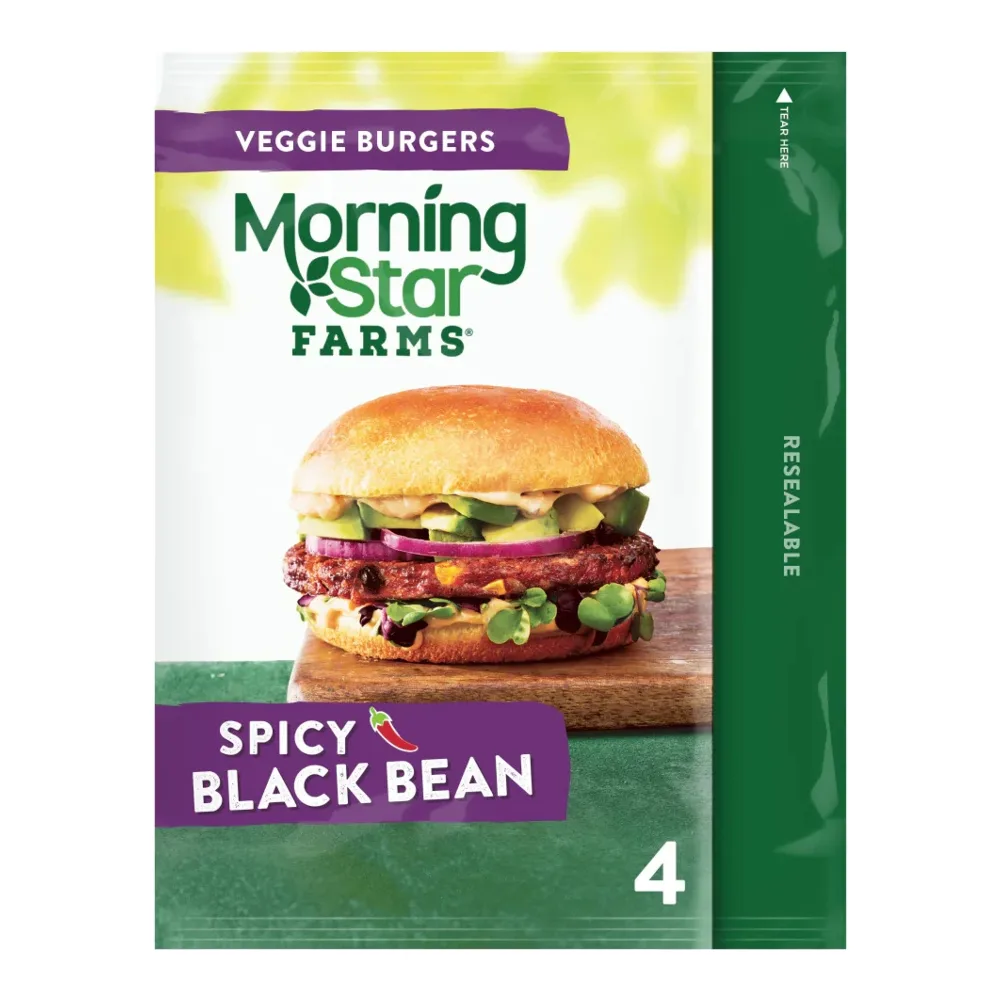 028989100641 MS FARM SPICY BEAN BURGER 9.5Z - Image 1