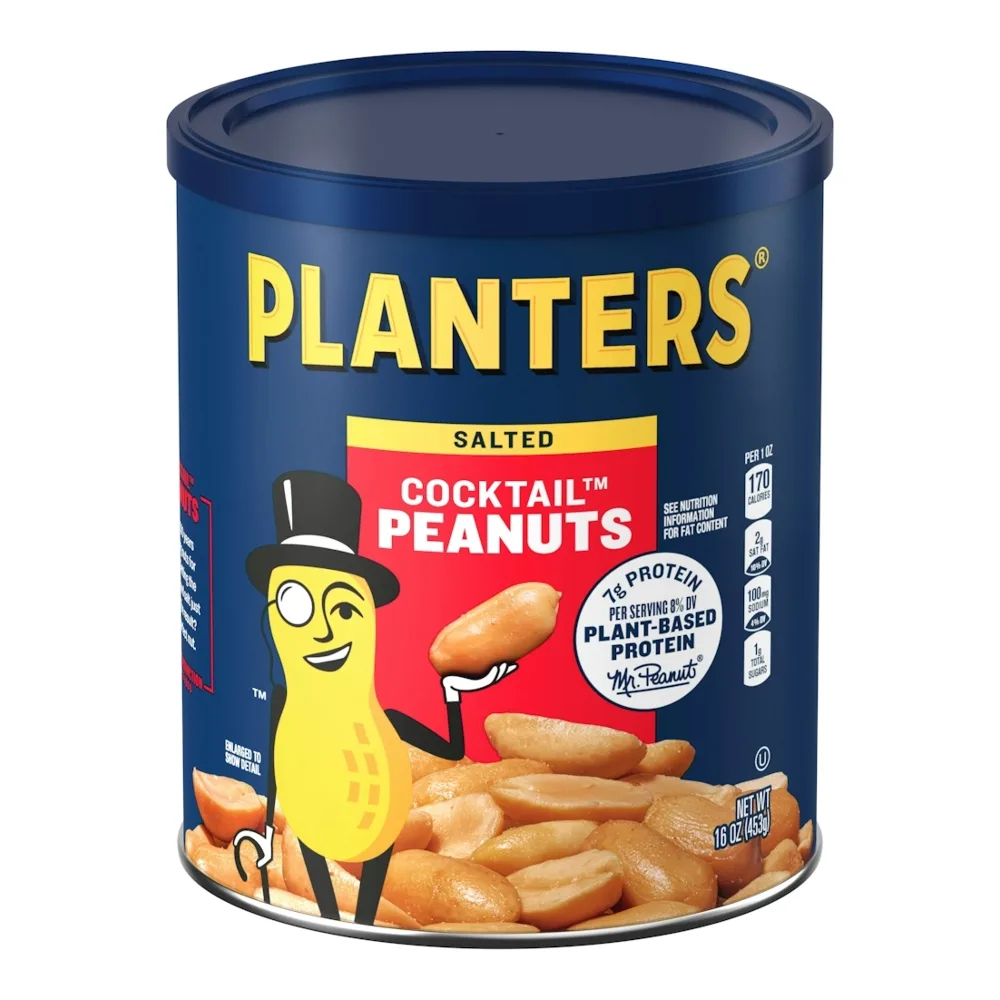 029000072107 PLANTERS COCKTAIL PEANUTS 16Z - Image 1
