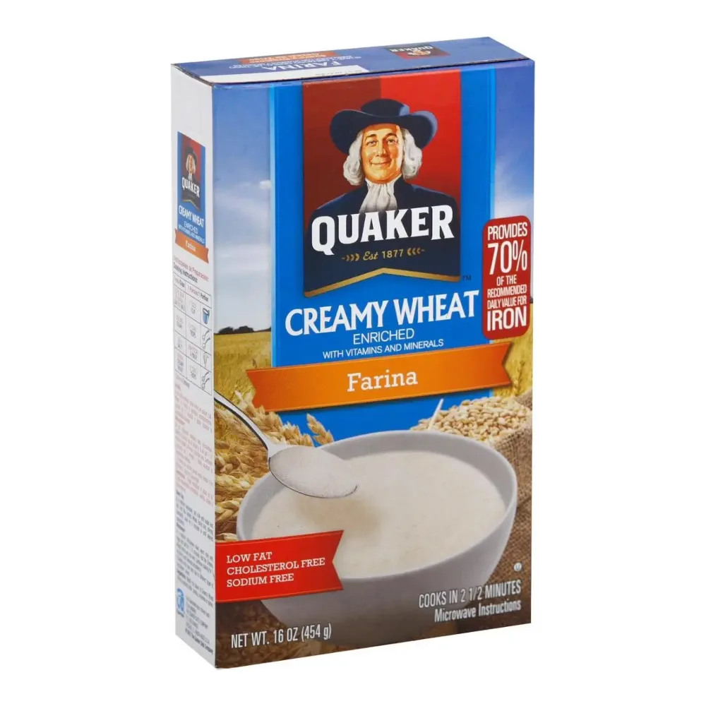 030000071007 QUAKER FARINA CREAMY WHEAT 16Z - Image 1