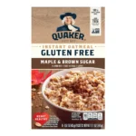 QUAKER INST OATMEAL GF MAPLE 8CT