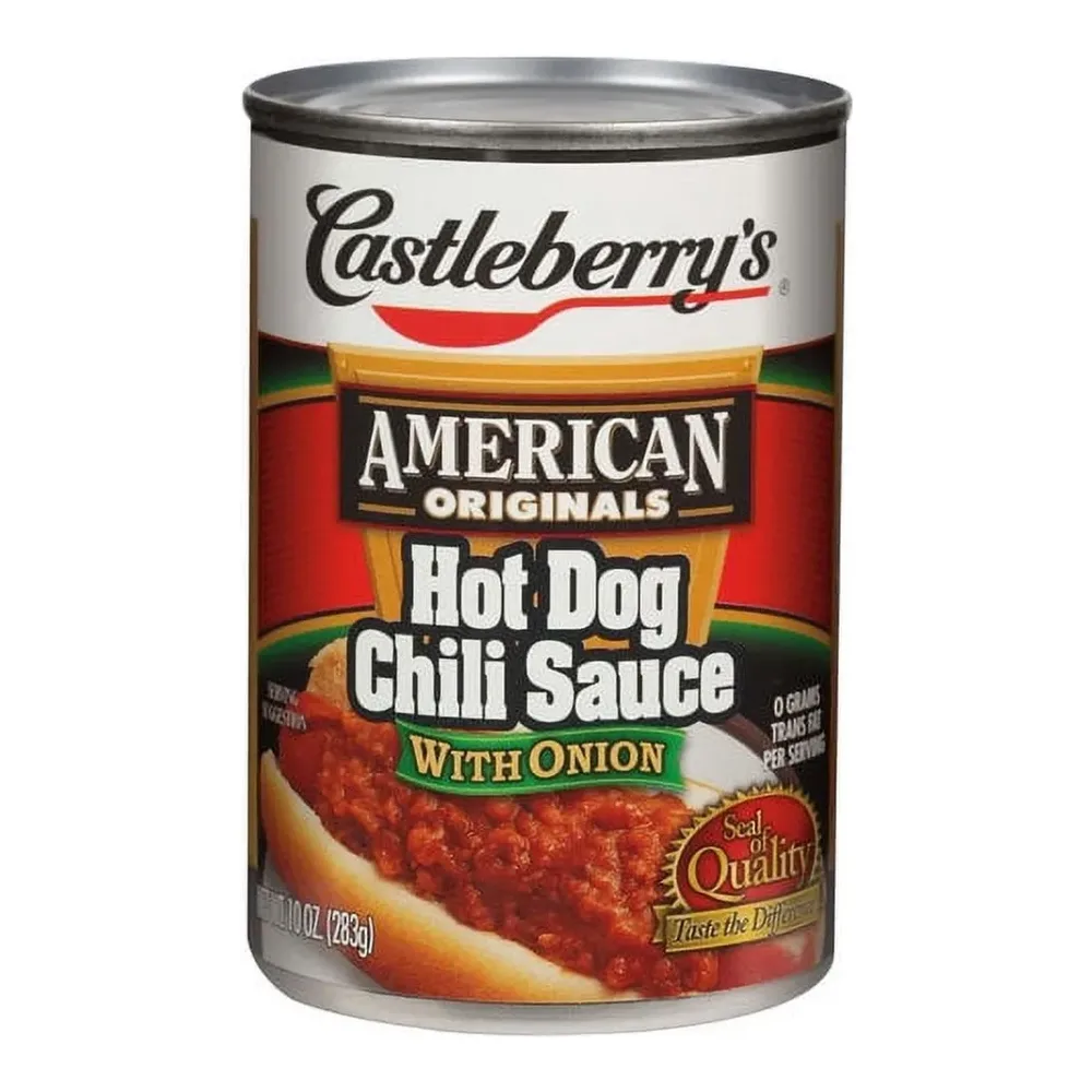 030300017026 CASTLEBERRY HD CHILI W/ONION 10Z - Image 1