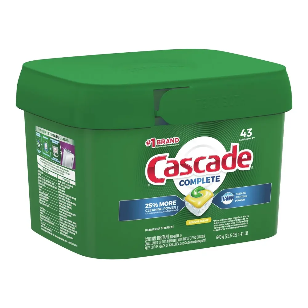 030772060803 CASCADE AP COMPLETE LEMON 43CT - Image 1