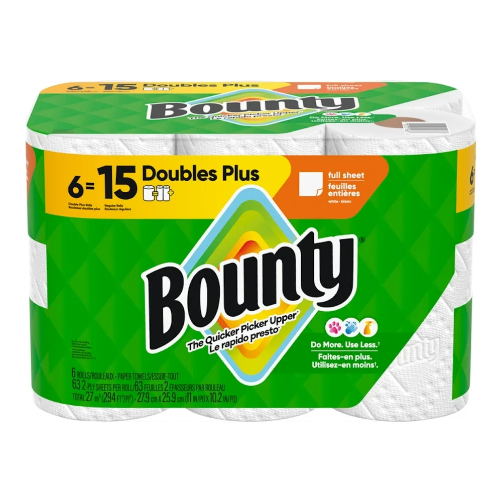 030772156636 BOUNTY 6DPR FULL WHITE 6RL - Image 1