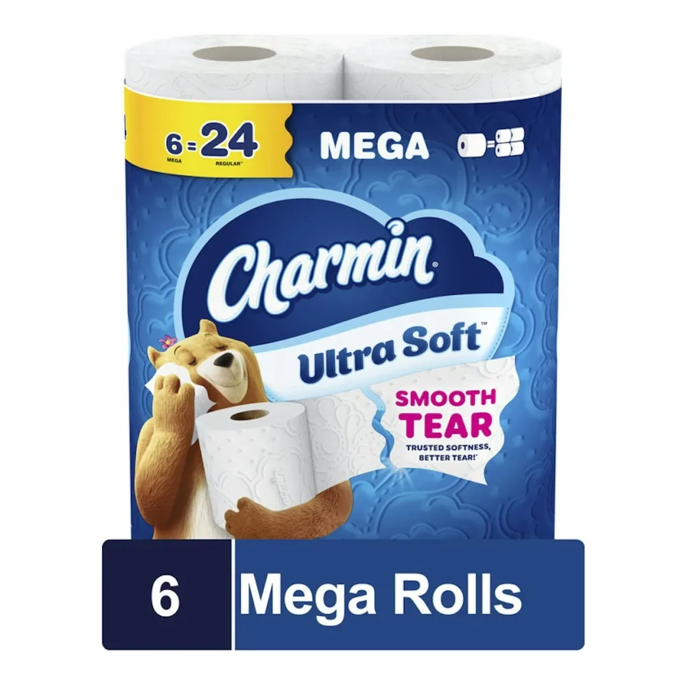030772165645 CHARMIN SOFT MEGA 6MR - Image 1