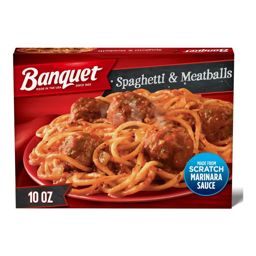 031000007225 BANQUET SPAG & MEATBALLS 10Z - Image 1