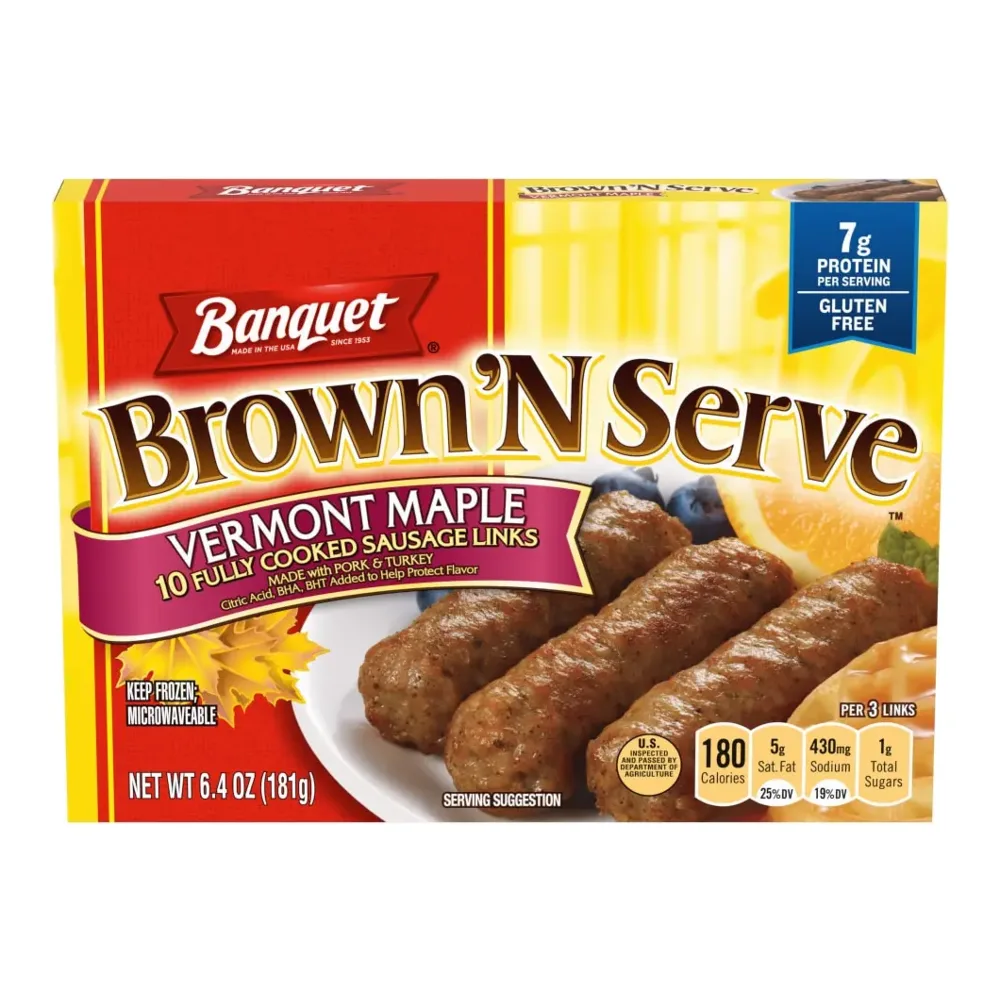 031000184544 BANQUET BRN N SERVE MAPLE LINKS 6Z - Image 1